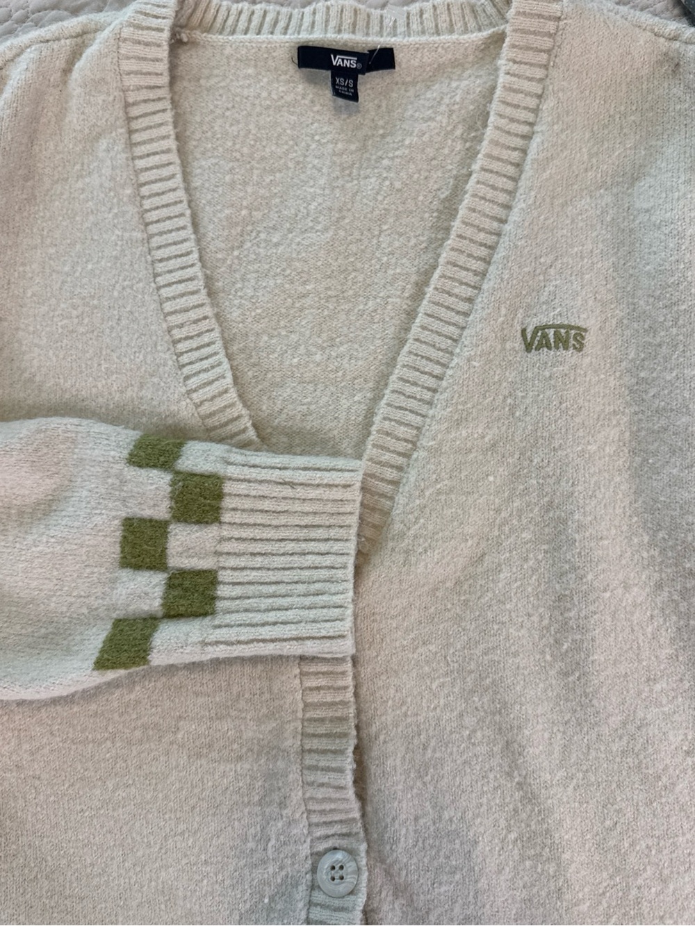 Vintage Vans Y2K Acrylic
Grandpa Sweater Button Up
Cardigan XS Boho Grunge